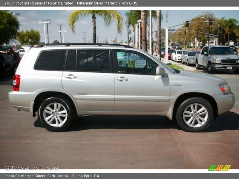 Millenium Silver Metallic / Ash Gray 2007 Toyota Highlander Hybrid Limited