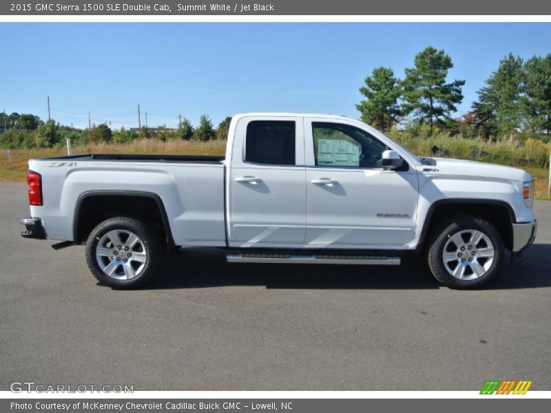  2015 Sierra 1500 SLE Double Cab Summit White