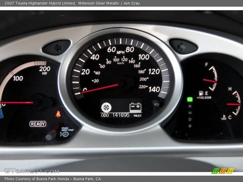 Millenium Silver Metallic / Ash Gray 2007 Toyota Highlander Hybrid Limited