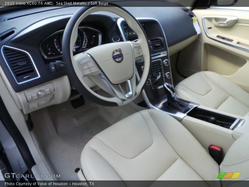 Sea Shell Metallic / Soft Beige 2015 Volvo XC60 T6 AWD