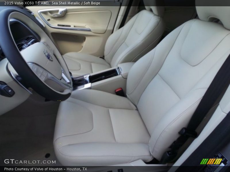 Sea Shell Metallic / Soft Beige 2015 Volvo XC60 T6 AWD