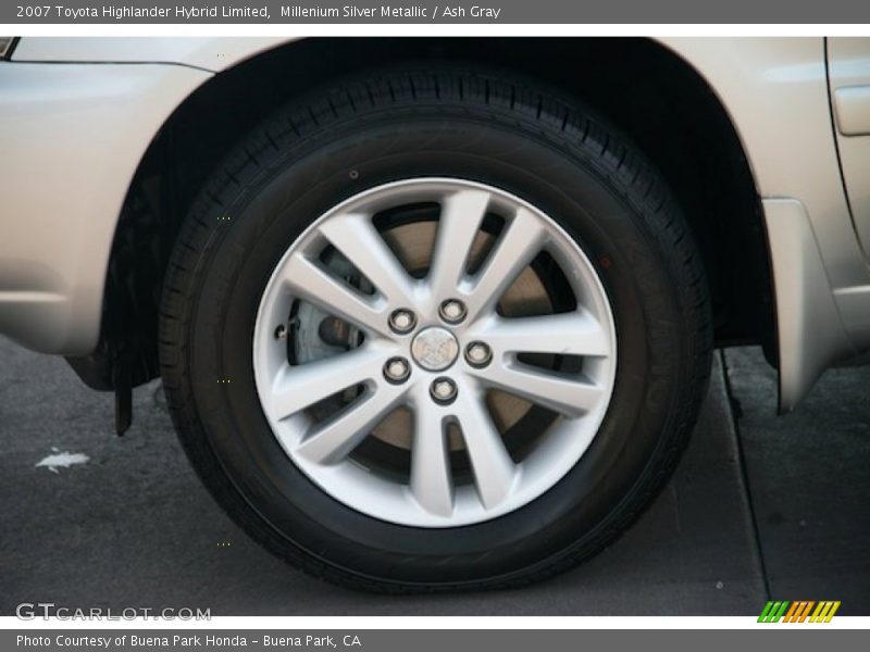Millenium Silver Metallic / Ash Gray 2007 Toyota Highlander Hybrid Limited