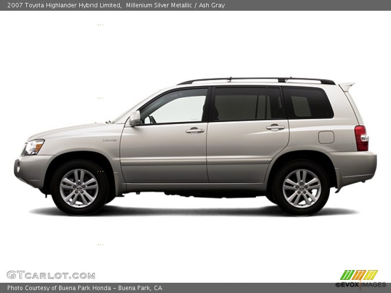 Millenium Silver Metallic / Ash Gray 2007 Toyota Highlander Hybrid Limited