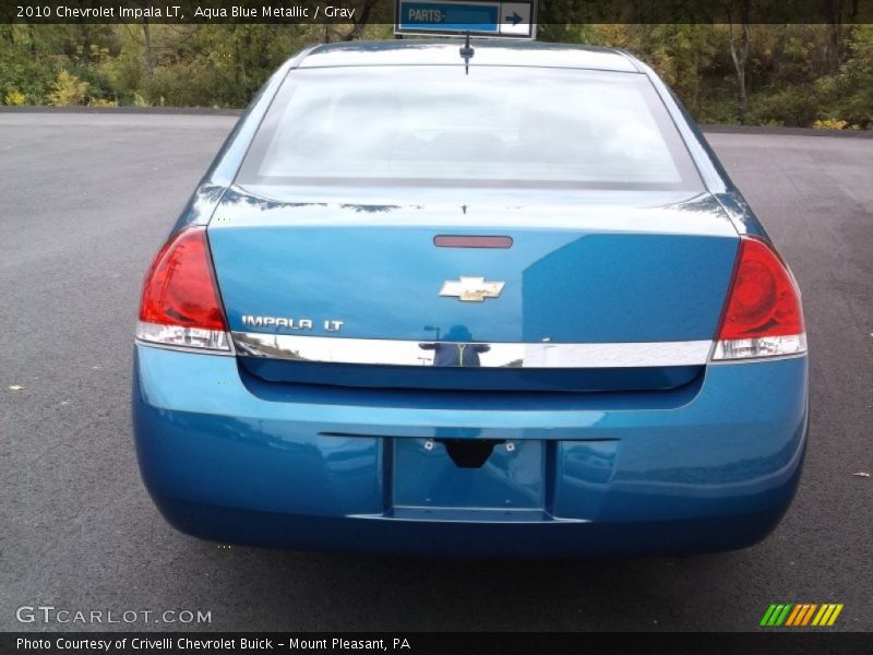 Aqua Blue Metallic / Gray 2010 Chevrolet Impala LT