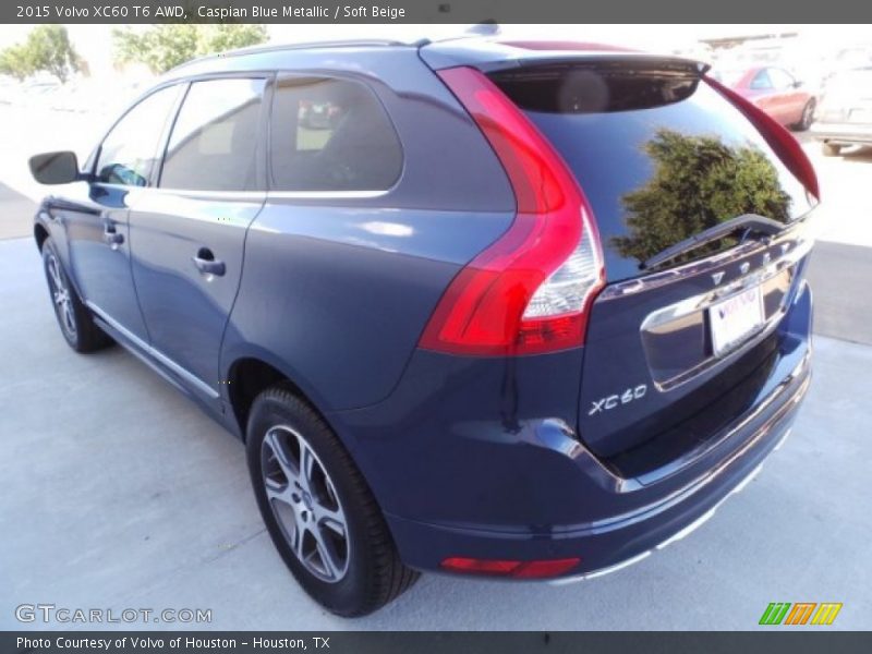 Caspian Blue Metallic / Soft Beige 2015 Volvo XC60 T6 AWD