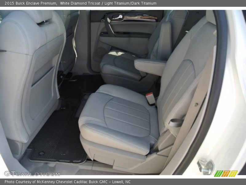 White Diamond Tricoat / Light Titanium/Dark Titanium 2015 Buick Enclave Premium