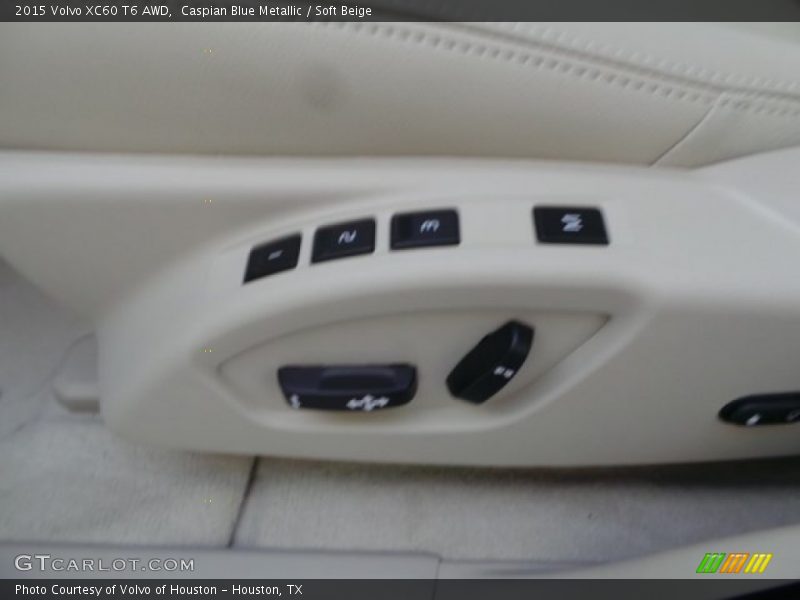 Caspian Blue Metallic / Soft Beige 2015 Volvo XC60 T6 AWD