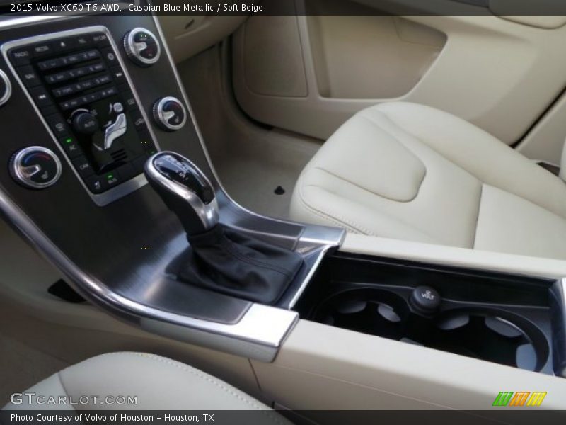 Caspian Blue Metallic / Soft Beige 2015 Volvo XC60 T6 AWD