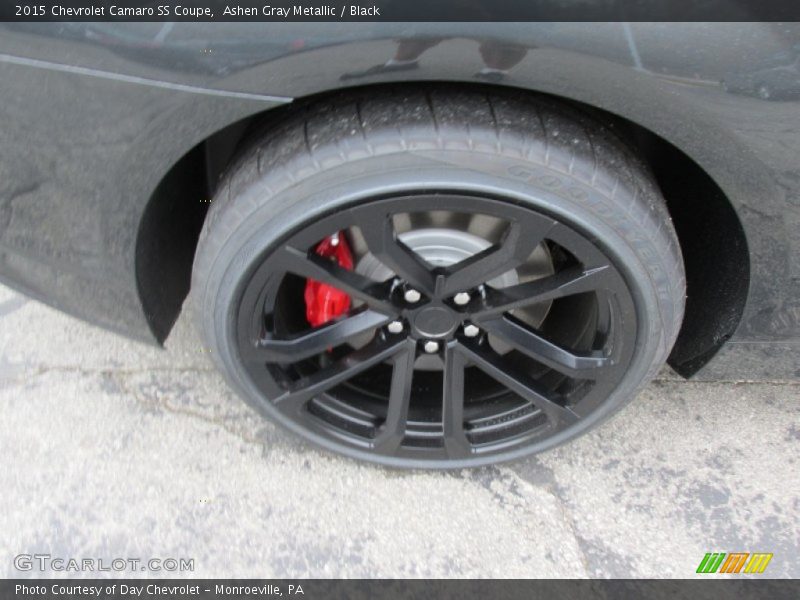 Ashen Gray Metallic / Black 2015 Chevrolet Camaro SS Coupe