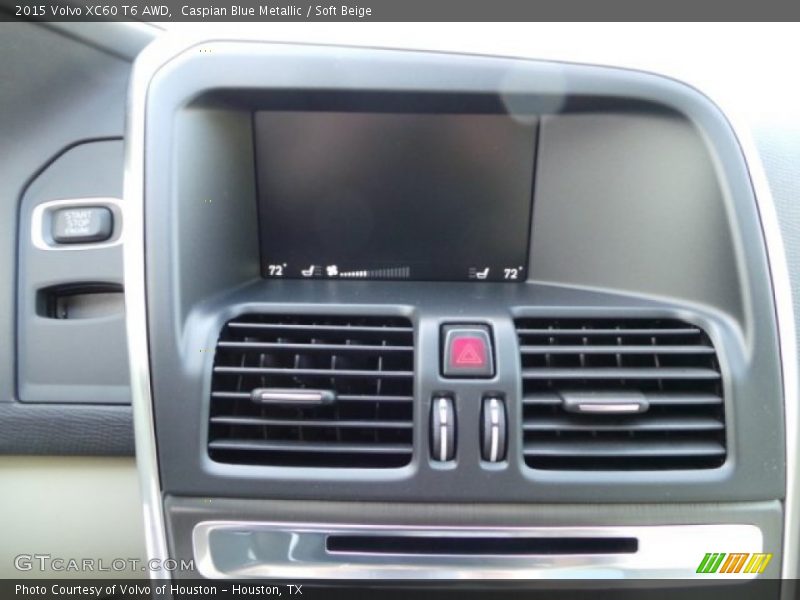 Caspian Blue Metallic / Soft Beige 2015 Volvo XC60 T6 AWD