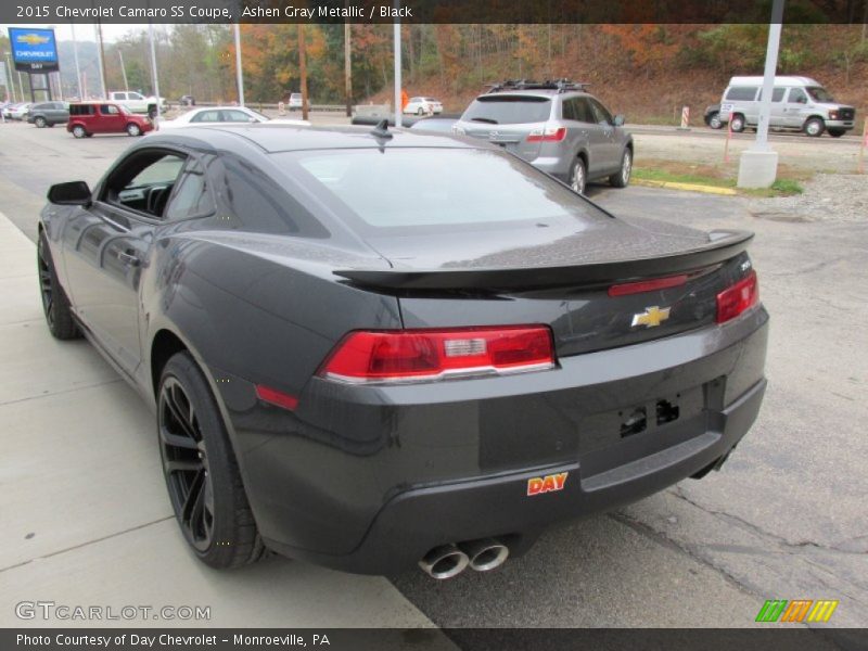 Ashen Gray Metallic / Black 2015 Chevrolet Camaro SS Coupe