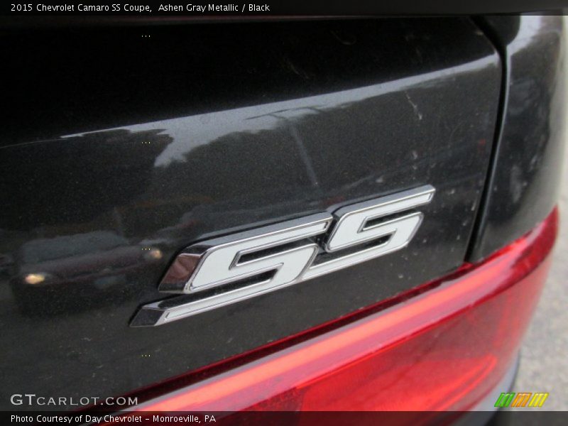 Ashen Gray Metallic / Black 2015 Chevrolet Camaro SS Coupe