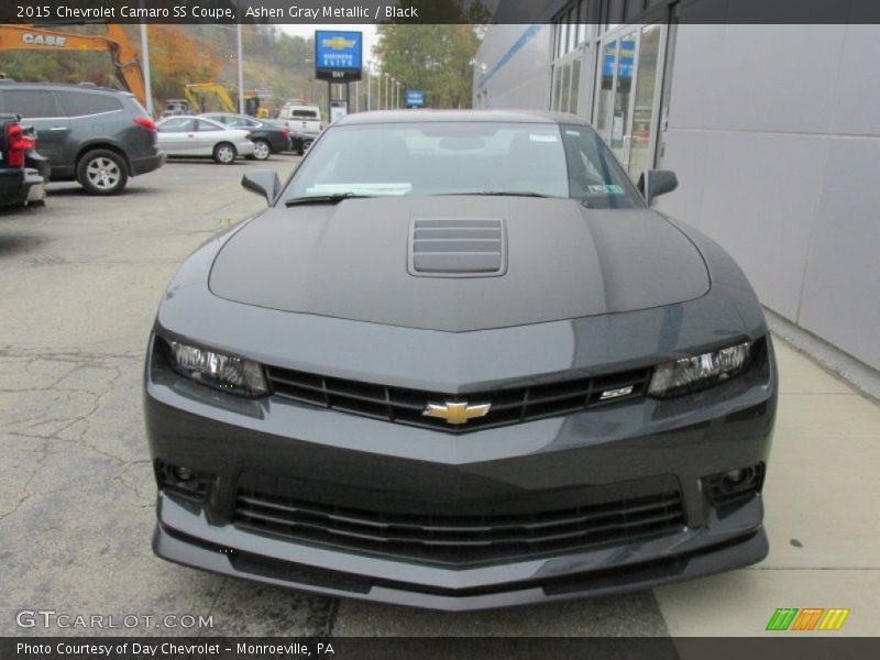 Ashen Gray Metallic / Black 2015 Chevrolet Camaro SS Coupe