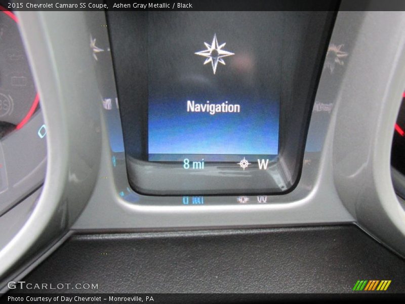 Ashen Gray Metallic / Black 2015 Chevrolet Camaro SS Coupe