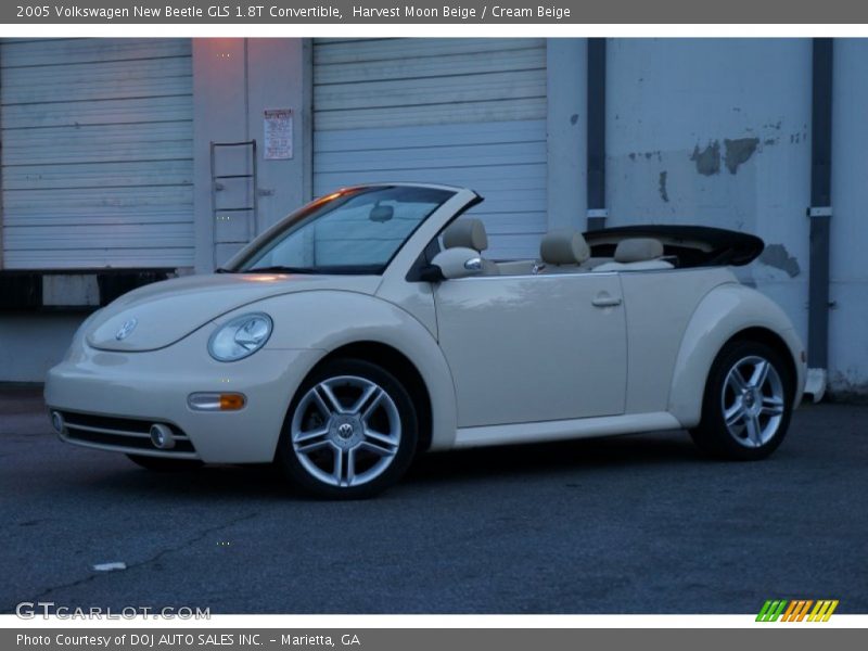 Harvest Moon Beige / Cream Beige 2005 Volkswagen New Beetle GLS 1.8T Convertible