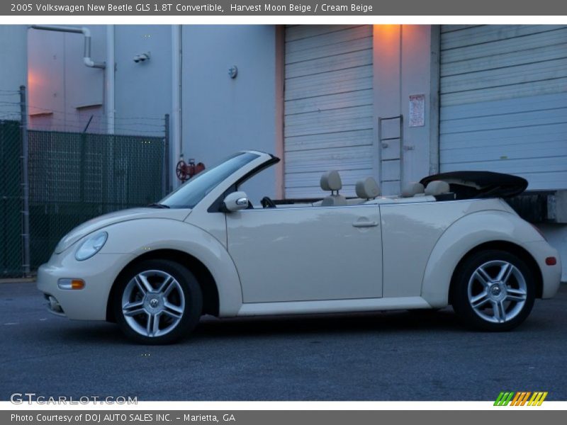 Harvest Moon Beige / Cream Beige 2005 Volkswagen New Beetle GLS 1.8T Convertible