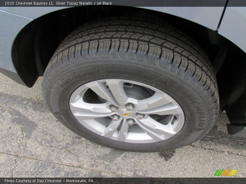Silver Topaz Metallic / Jet Black 2015 Chevrolet Equinox LS