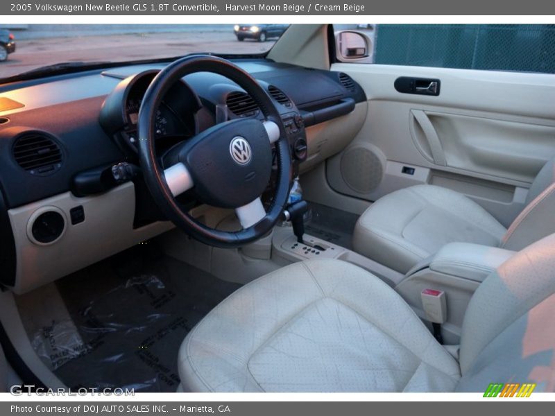 Harvest Moon Beige / Cream Beige 2005 Volkswagen New Beetle GLS 1.8T Convertible