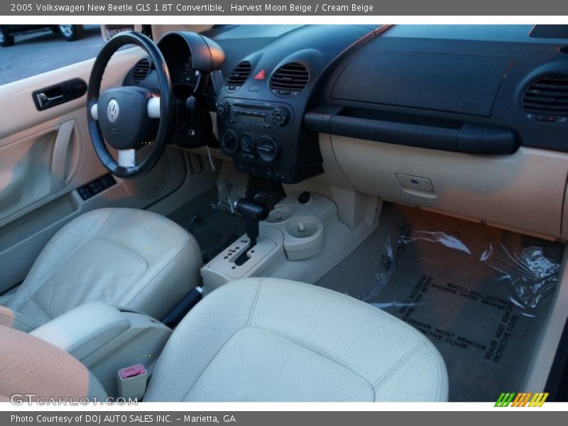Harvest Moon Beige / Cream Beige 2005 Volkswagen New Beetle GLS 1.8T Convertible