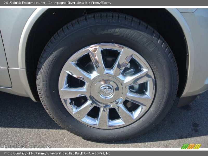 Champagne Silver Metallic / Ebony/Ebony 2015 Buick Enclave Leather