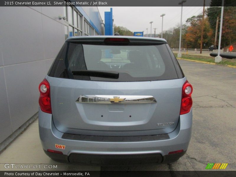 Silver Topaz Metallic / Jet Black 2015 Chevrolet Equinox LS