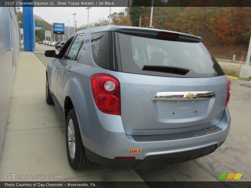 Silver Topaz Metallic / Jet Black 2015 Chevrolet Equinox LS