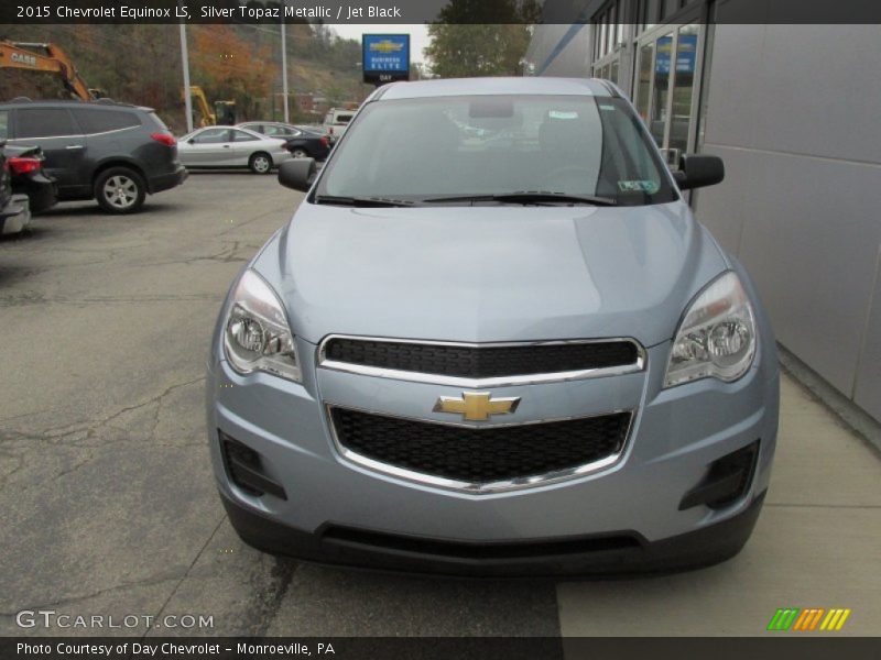 Silver Topaz Metallic / Jet Black 2015 Chevrolet Equinox LS