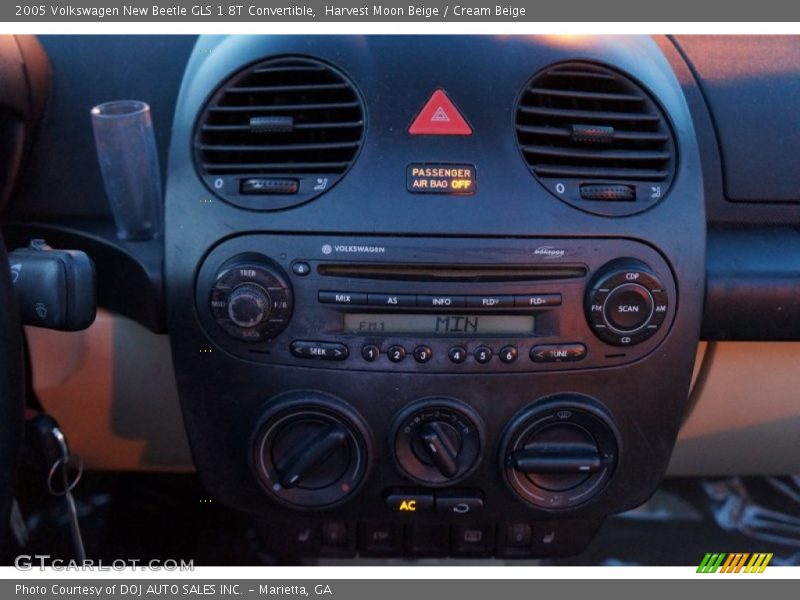 Harvest Moon Beige / Cream Beige 2005 Volkswagen New Beetle GLS 1.8T Convertible