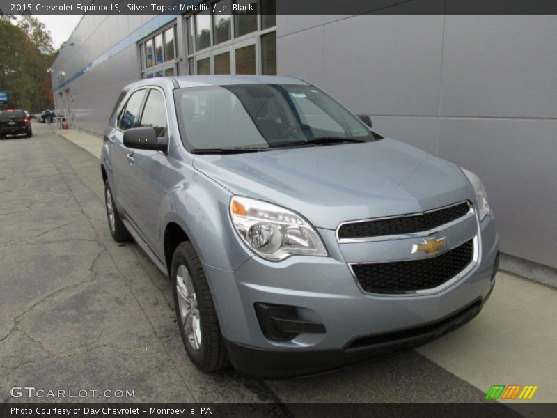 Silver Topaz Metallic / Jet Black 2015 Chevrolet Equinox LS