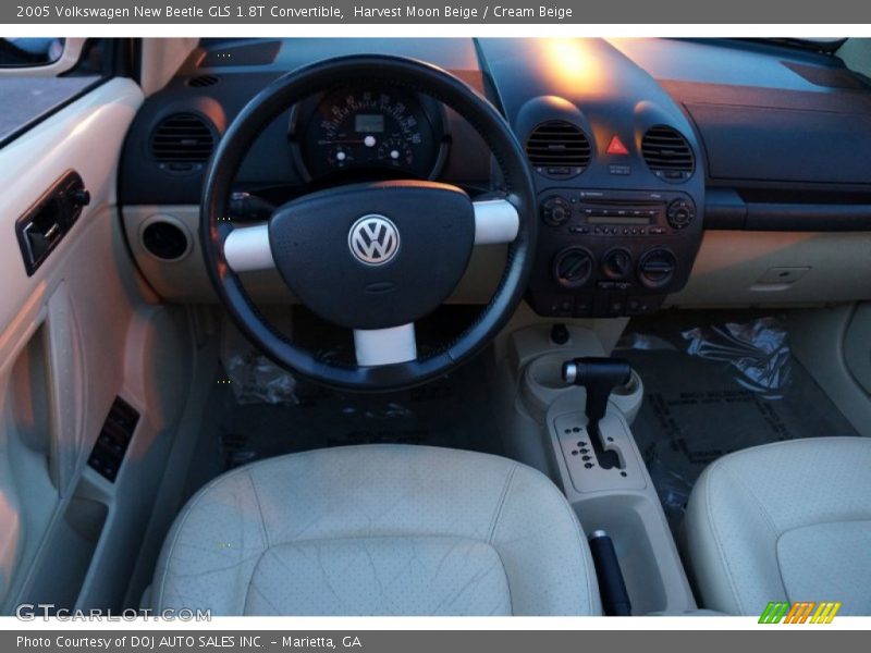 Harvest Moon Beige / Cream Beige 2005 Volkswagen New Beetle GLS 1.8T Convertible