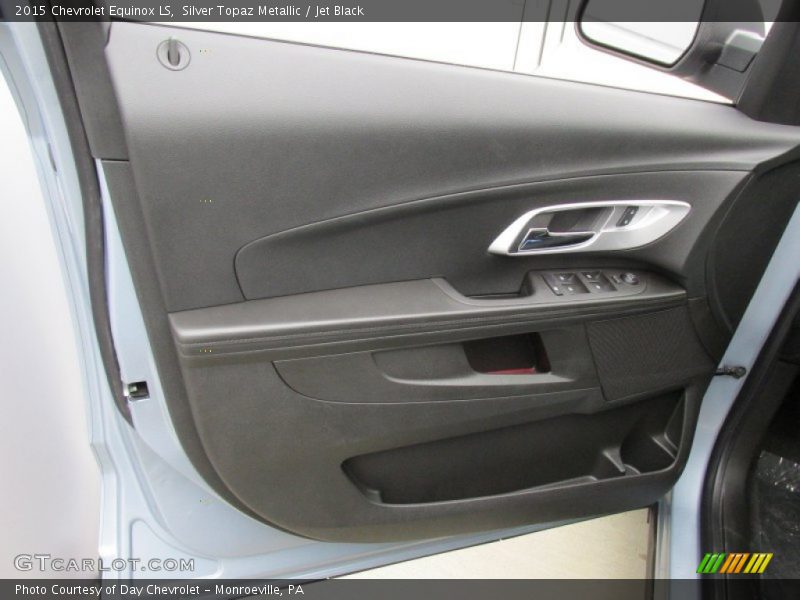 Silver Topaz Metallic / Jet Black 2015 Chevrolet Equinox LS