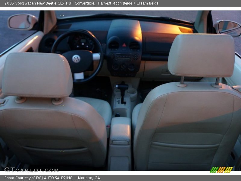 Harvest Moon Beige / Cream Beige 2005 Volkswagen New Beetle GLS 1.8T Convertible