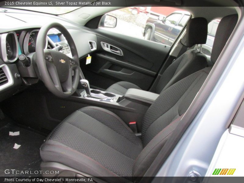 Silver Topaz Metallic / Jet Black 2015 Chevrolet Equinox LS