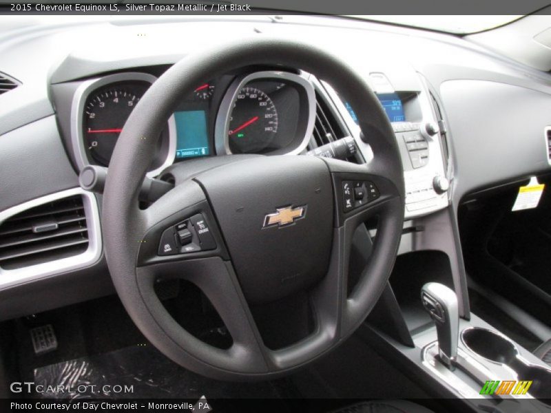 Silver Topaz Metallic / Jet Black 2015 Chevrolet Equinox LS