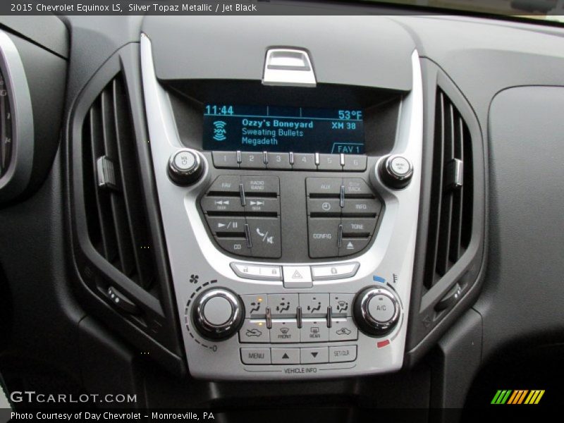 Silver Topaz Metallic / Jet Black 2015 Chevrolet Equinox LS