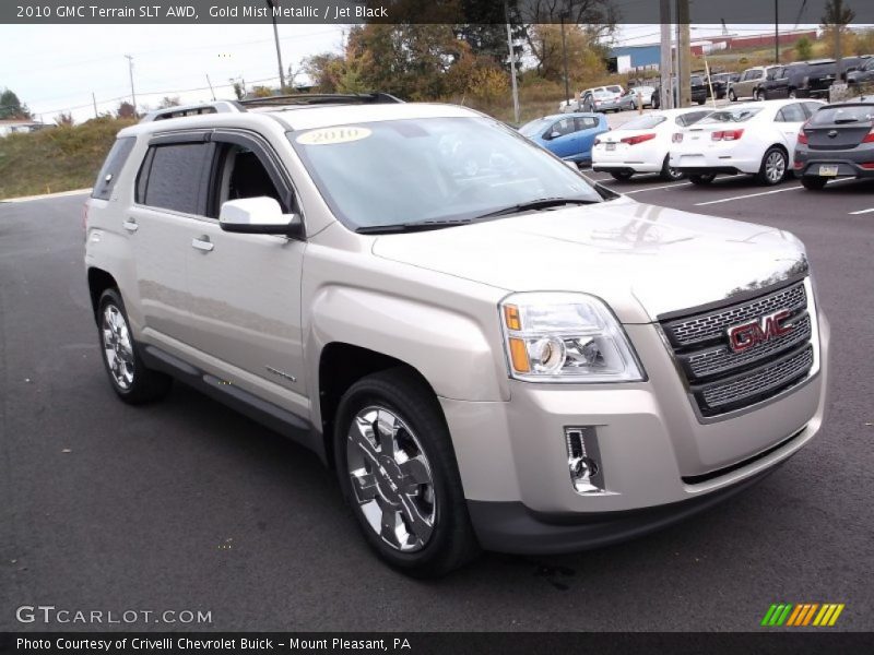 Front 3/4 View of 2010 Terrain SLT AWD
