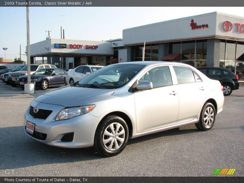 Classic Silver Metallic / Ash 2009 Toyota Corolla