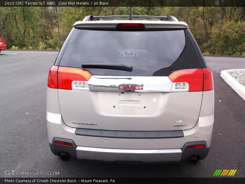 Gold Mist Metallic / Jet Black 2010 GMC Terrain SLT AWD