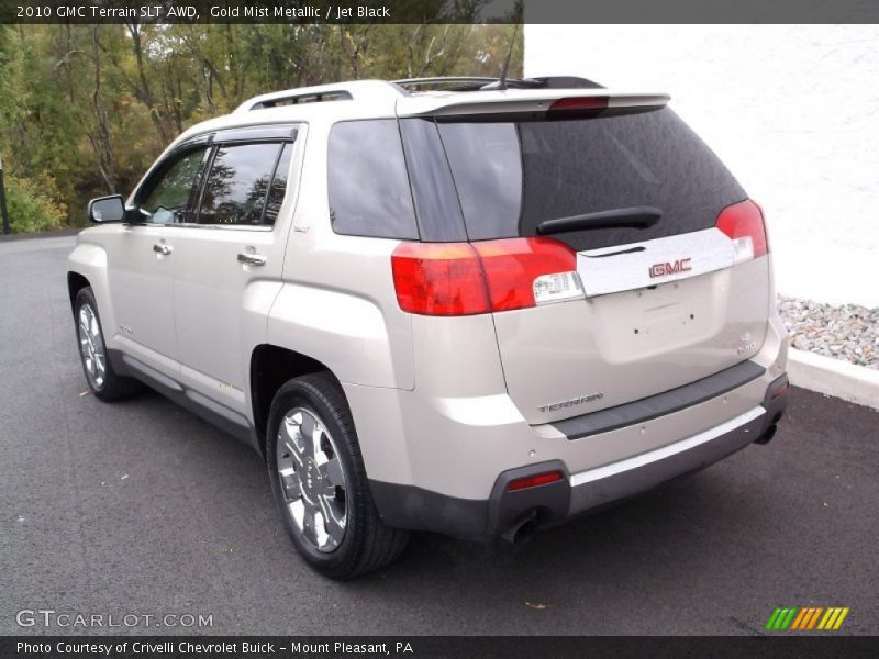 Gold Mist Metallic / Jet Black 2010 GMC Terrain SLT AWD