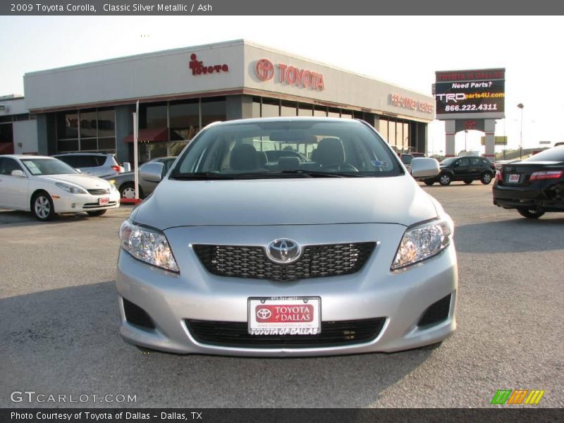 Classic Silver Metallic / Ash 2009 Toyota Corolla