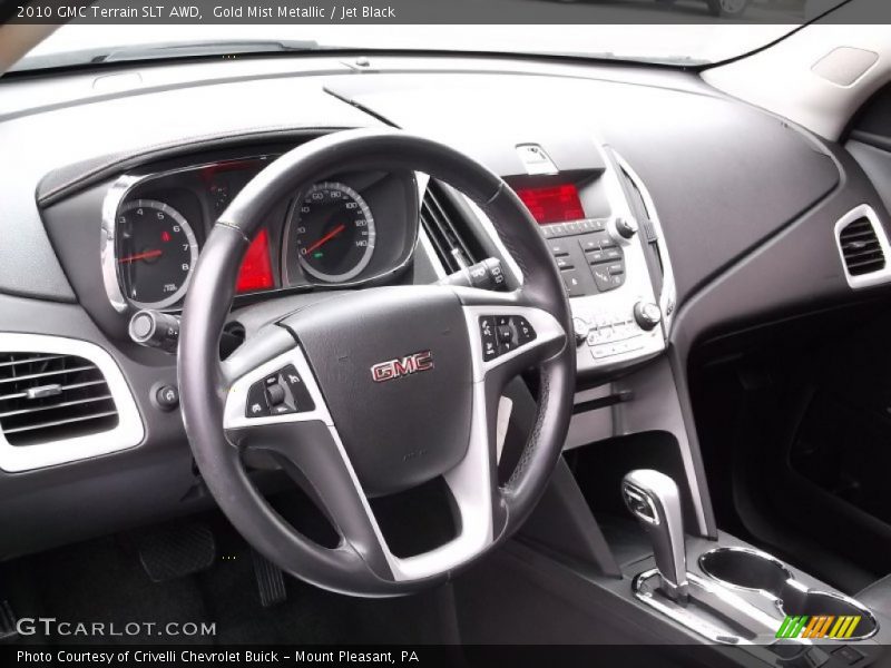 Gold Mist Metallic / Jet Black 2010 GMC Terrain SLT AWD