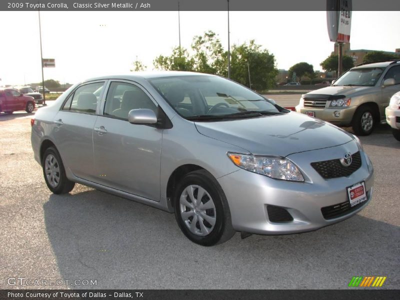 Classic Silver Metallic / Ash 2009 Toyota Corolla