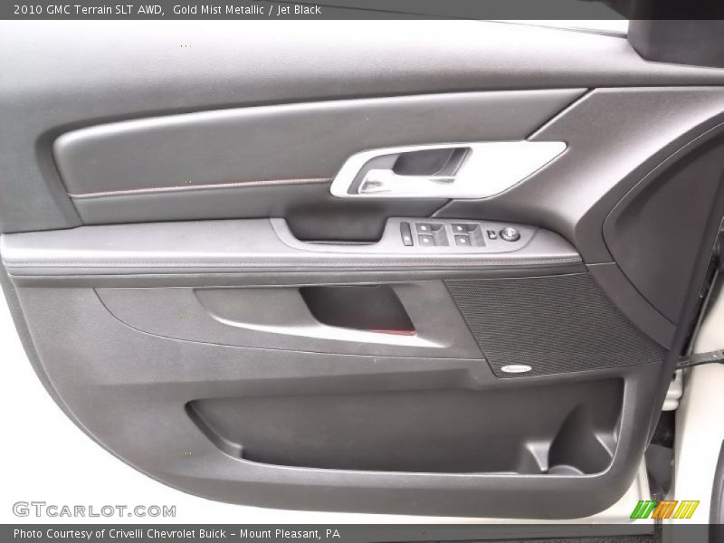 Gold Mist Metallic / Jet Black 2010 GMC Terrain SLT AWD