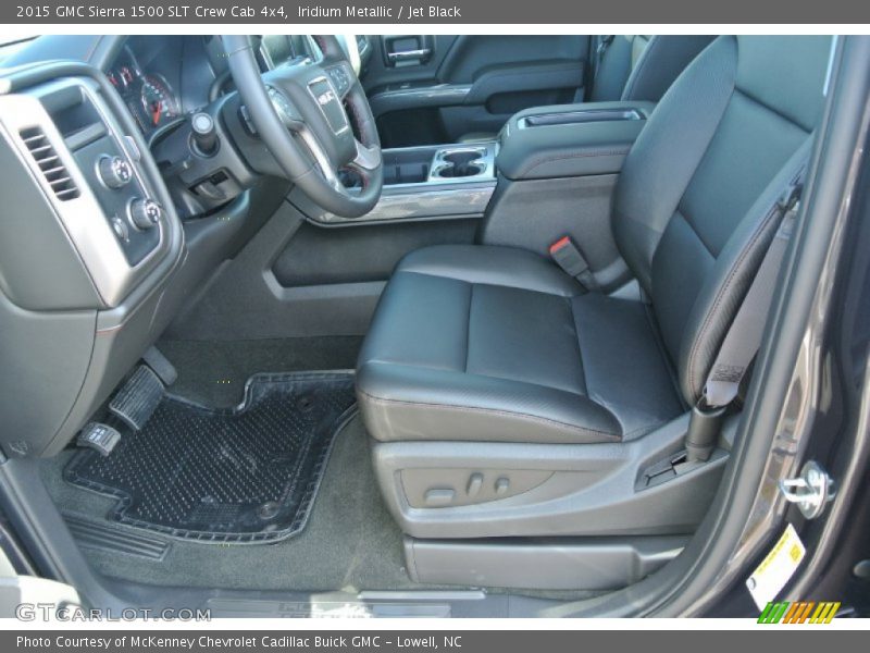 Iridium Metallic / Jet Black 2015 GMC Sierra 1500 SLT Crew Cab 4x4