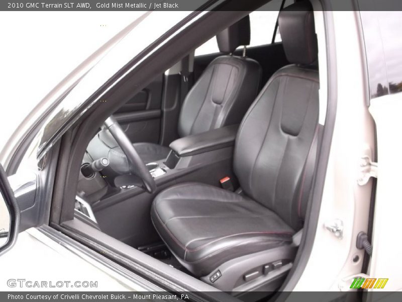 Gold Mist Metallic / Jet Black 2010 GMC Terrain SLT AWD