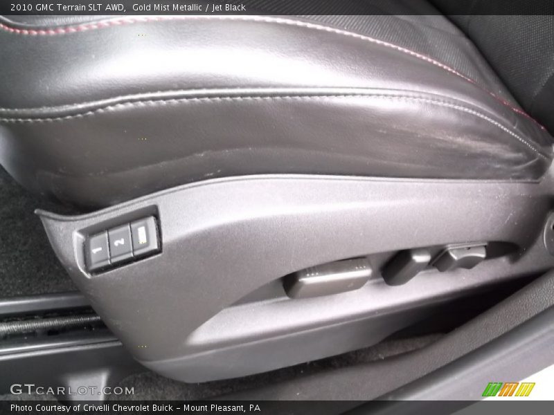 Gold Mist Metallic / Jet Black 2010 GMC Terrain SLT AWD