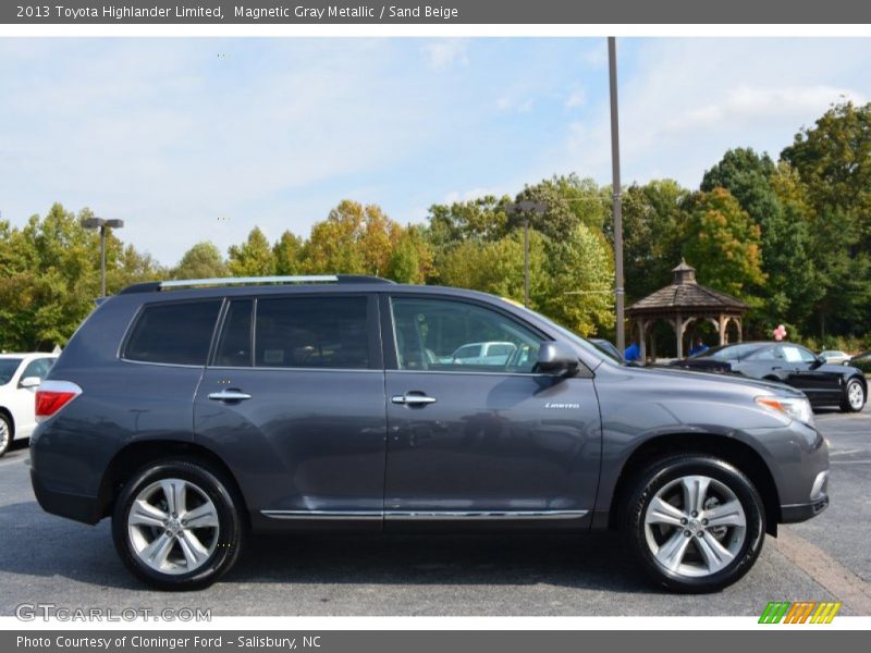 Magnetic Gray Metallic / Sand Beige 2013 Toyota Highlander Limited