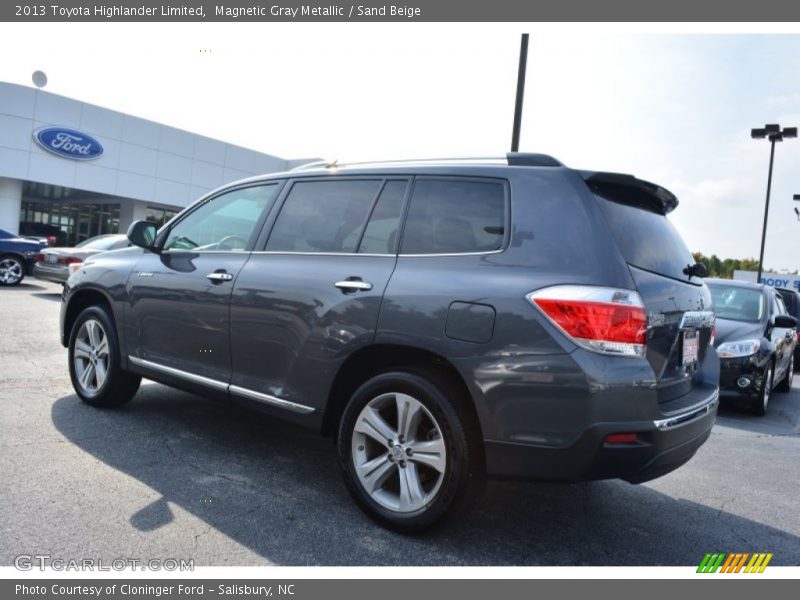 Magnetic Gray Metallic / Sand Beige 2013 Toyota Highlander Limited