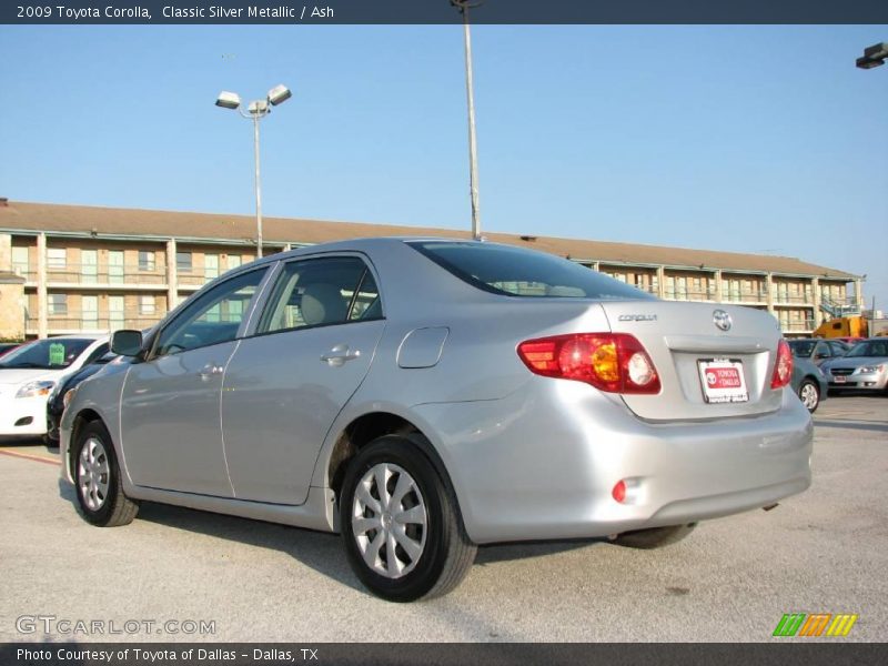 Classic Silver Metallic / Ash 2009 Toyota Corolla