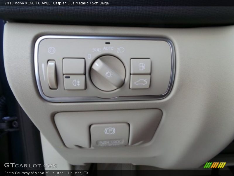 Caspian Blue Metallic / Soft Beige 2015 Volvo XC60 T6 AWD